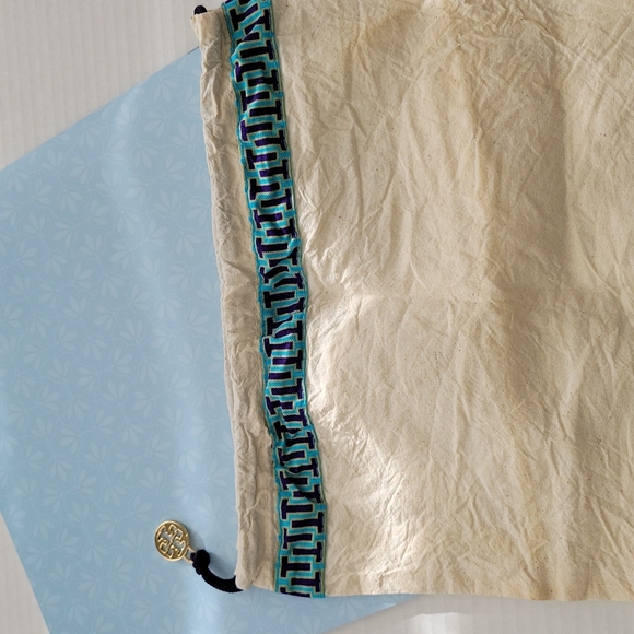 Tory Burch Canvas Drawstring Dust Bag - Picture 2 of 5